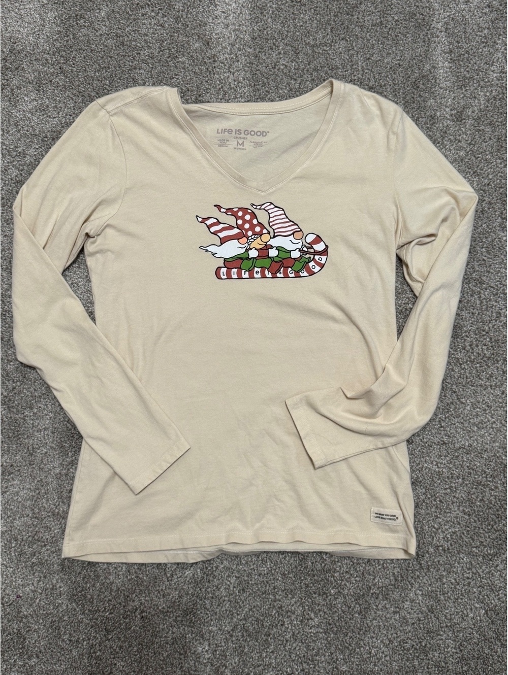 Life is Good Women's Crusher Long Sleeve T-Shirt Medium